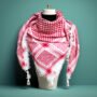 red palestinian kufiyeh