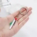 Palestine Map Keychain