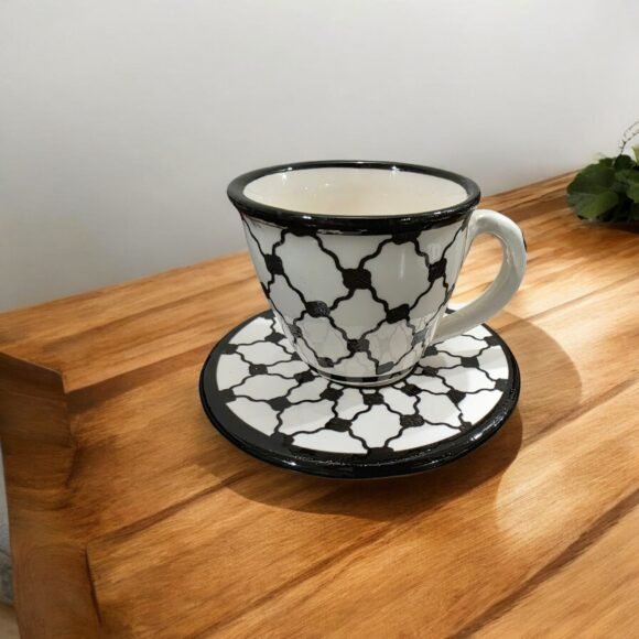Coffee cups with plates 1 1 580x580