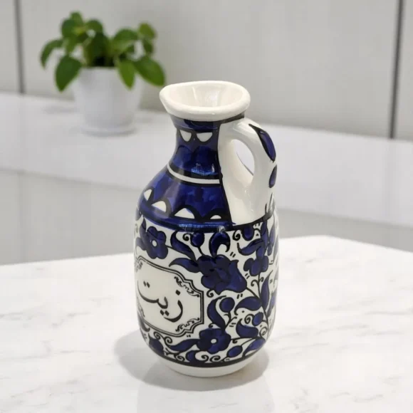 Olive Oil Jug Blue 40 580x580