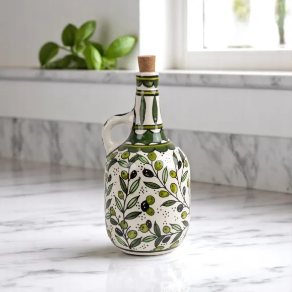 Olive Oil Jug Olives 60 580x580
